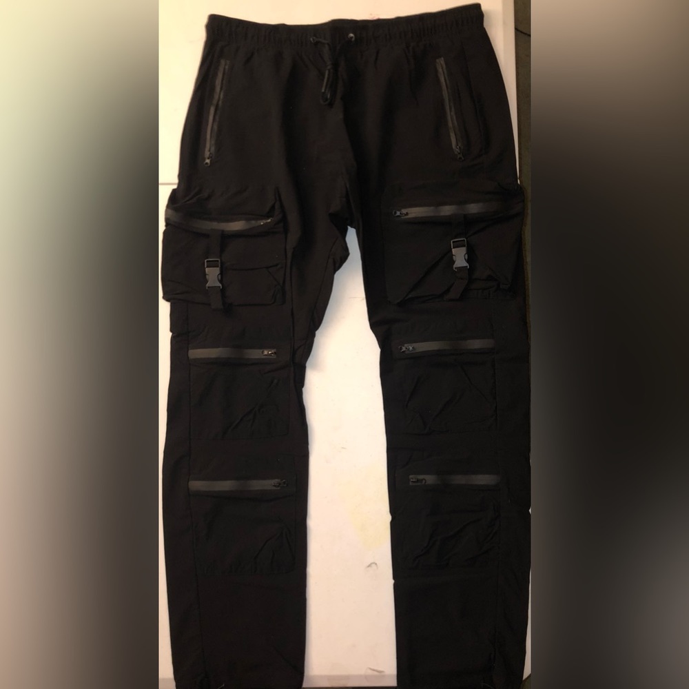 Nylon Cargo Pants